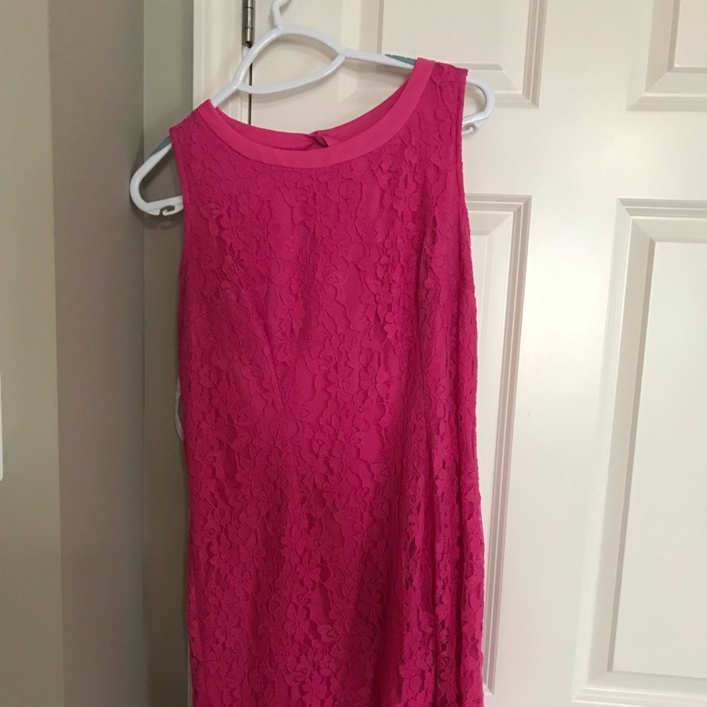Liz Claiborne size 12, mini pink dress
